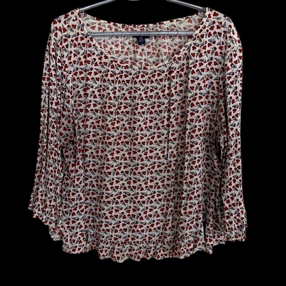 GAP - Ladies - Floral Print Swing Shirt - XXL